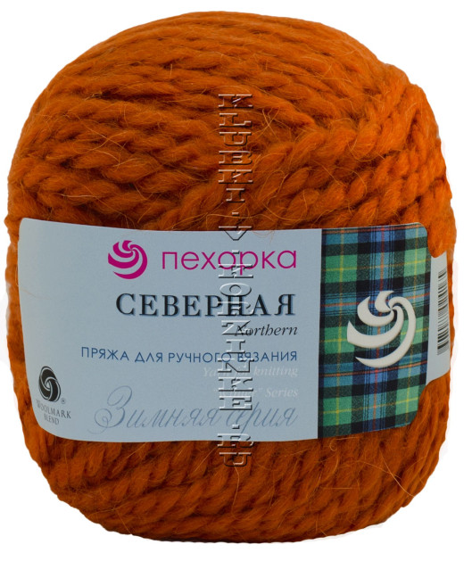 Пряжа Пехорка «Северная» - (602 -  Т.рыжик)