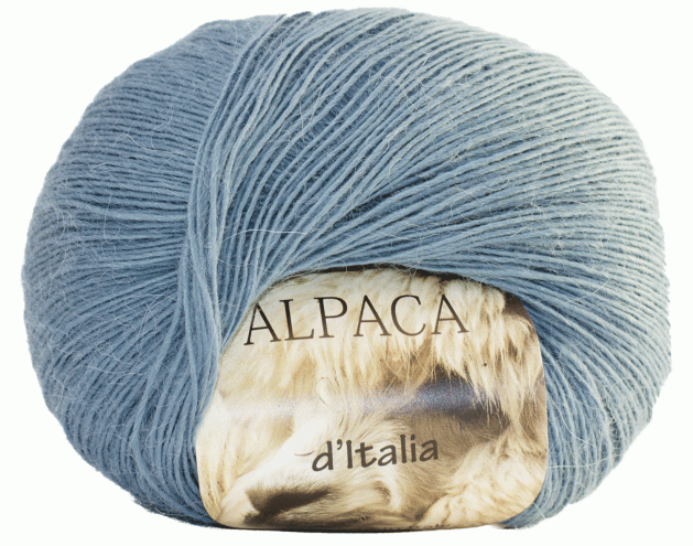 Пряжа Alpaca d'Italia Seam - (15 - Светлый джинс)