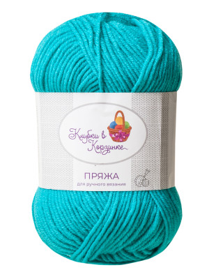 Пряжа «Алетта» - (022 - Тропическая лагуна) 50 г / 140 м80% акрил объемный; 20% микрофибра
