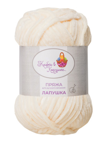Пряжа «Лапушка» - (257 - Сливочный)