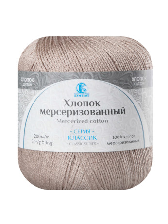 Пряжа Камтекс «Хлопок Мерсеризованный» - (005 - Бежевый)
