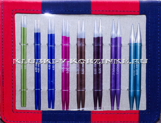 Набор круговых спиц KnitPro Deluxe Set Zing (арт. 47404)