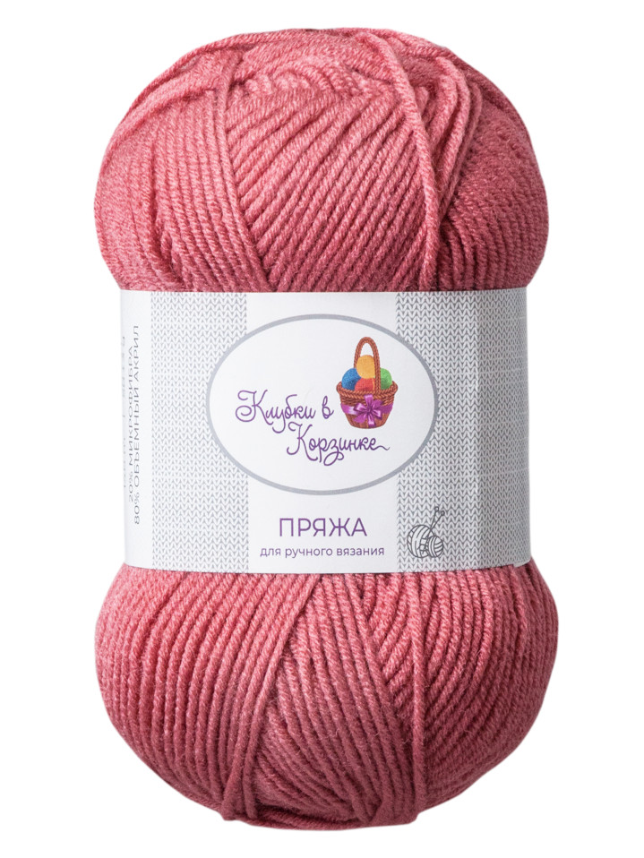 Пряжа «Алетта» - (023 - Сухая роза)