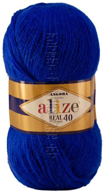 Пряжа Angora Real 40 Alize - (141 - Василек)