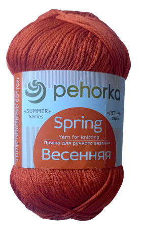 Пряжа Пехорка "Весенняя" - (30 - светлый терракот)