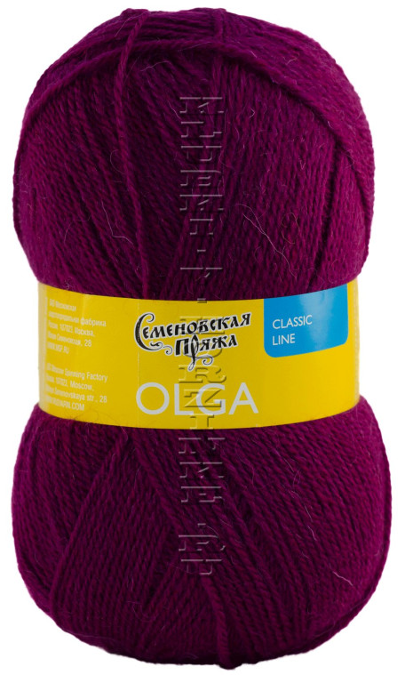 Пряжа Семеновская «Ольга» - (1441 - Т.орхидея)