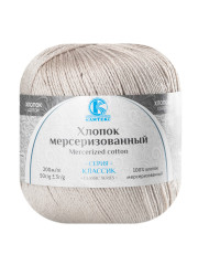 Пряжа Камтекс «Хлопок Мерсеризованный» - (006 - Светло-Бежевый)