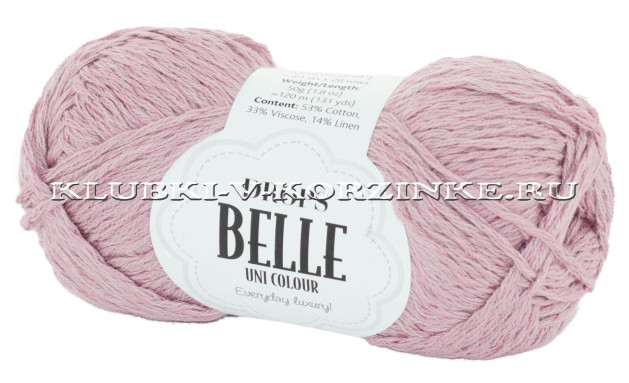 Пряжа Belle DROPS - (16 - Светло - розовый кварц)
