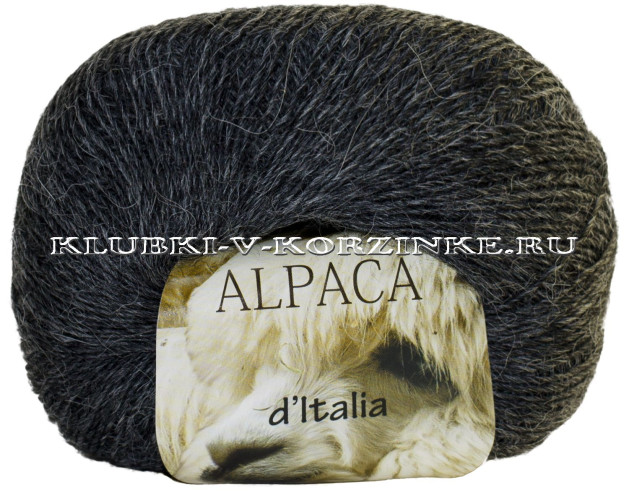 Пряжа Alpaca d'Italia Seam - (5489 - Мышиный)