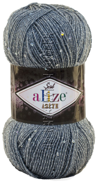 Пряжа SAL ABIYE Alize - (87 - Серый)