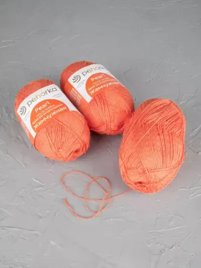 Пряжа Пехорка «Жемчужная» - (30 - Св.терракот)