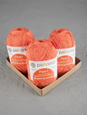 Пряжа Пехорка «Жемчужная» - (30 - Св.терракот)