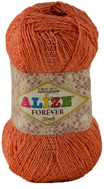 Пряжа FOREVER SIMLI Alize - (619 - Коралловый)