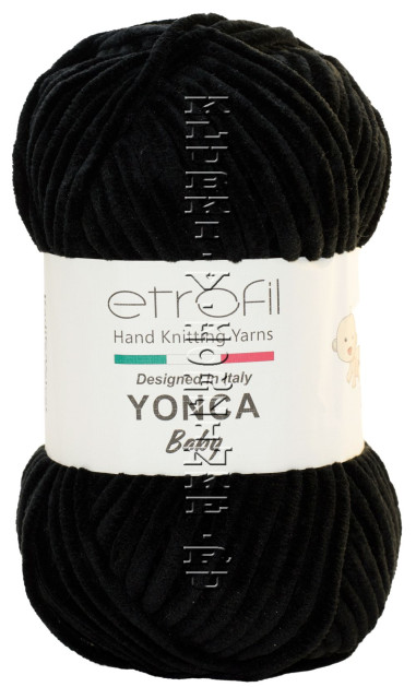Пряжа Yonca Baby Etrofil - (70092  - Черный)