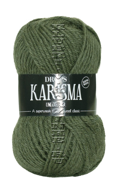 Пряжа Karisma DROPS - (57 - Оливковый)