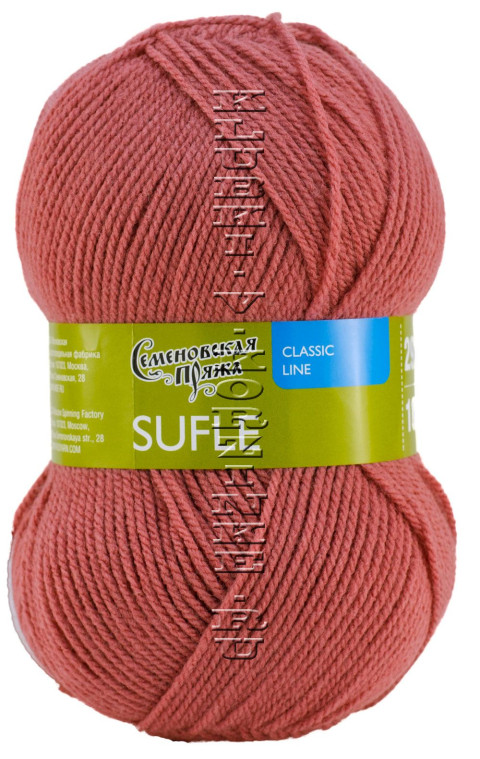 Пряжа Семеновская «Суфле» - (46 - Амарант)