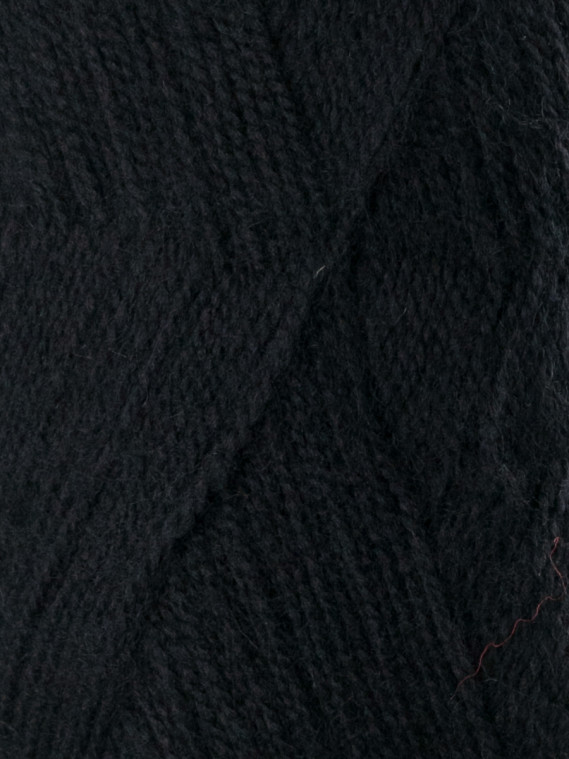 Пряжа Пехорка «Ангорская теплая» - (02 - Черный)