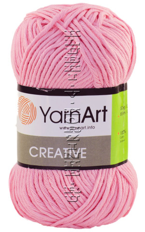 Пряжа YarnArt Creative - (230 - Розовый) 50 г / 85 м100% хлопок
