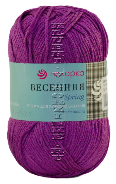 Пряжа Пехорка "Весенняя" - (179 - Фиалка)