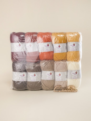 Пряжа «Милашка» набор «Пряная осень»