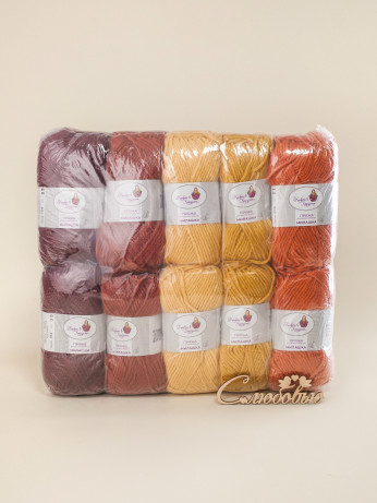 Пряжа «Милашка» набор «Золотой листопад»