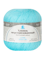 Пряжа Камтекс «Хлопок Мерсеризованный» - (024 - Бирюза)