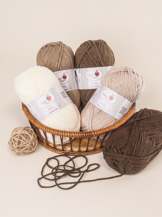 Пряжа «Милашка» набор «Кофейный аромат»