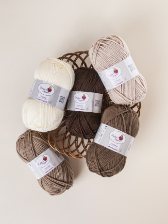 Пряжа «Милашка» набор «Кофейный аромат»