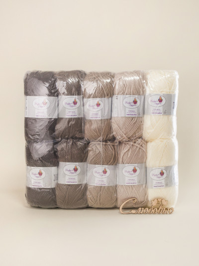 Пряжа «Милашка» набор «Кофейный аромат»