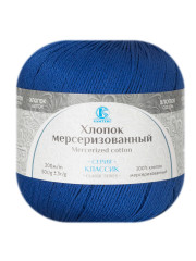 Пряжа Камтекс «Хлопок Мерсеризованный» - (019 - Василек)