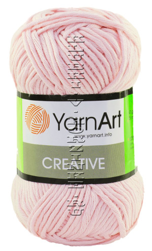 Пряжа YarnArt Creative - (229 - Светло-розовый) 50 г / 85 м100% хлопок