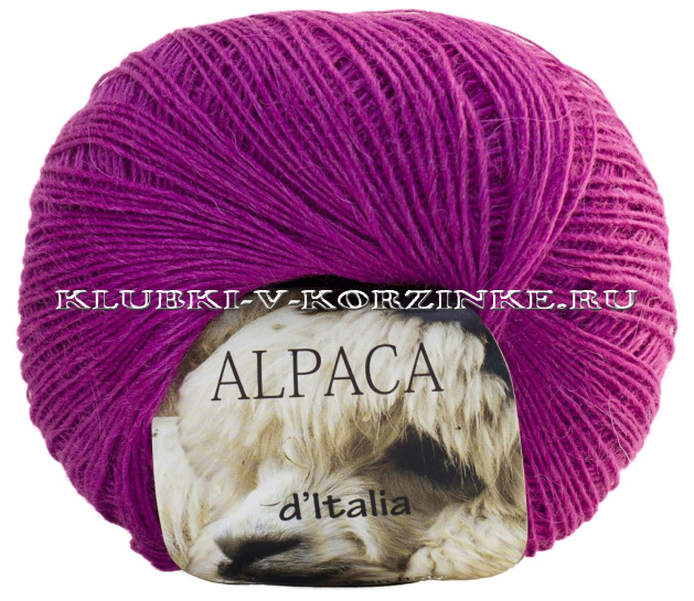 Пряжа Alpaca d'Italia Seam - (11 - Орхидея)