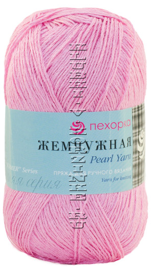 Пряжа Пехорка «Жемчужная» - (20 - Розовый)