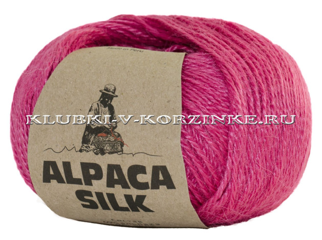 Пряжа Alpaca Silk (6273 - Ягодный)