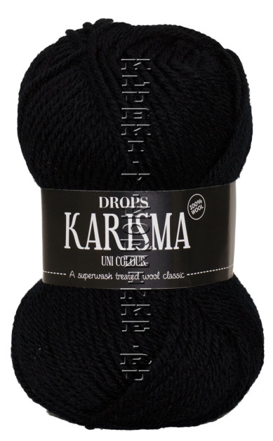 Пряжа Karisma DROPS - (05 - Черный)
