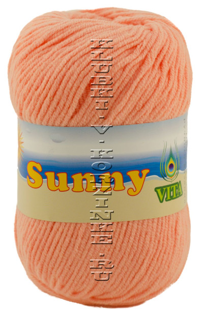 Пряжа VITA Sunny - (4513 - Персик)
