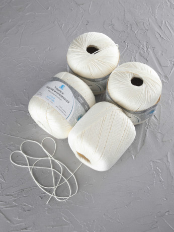 Пряжа Камтекс «Хлопок Мерсеризованный» - (080 - Экрю)