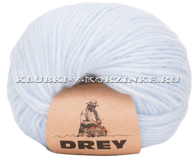 Пряжа Drey (7376 - Серо-голубой)
