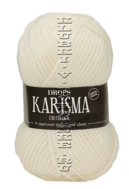Пряжа Karisma DROPS - (01 - Кремовый)