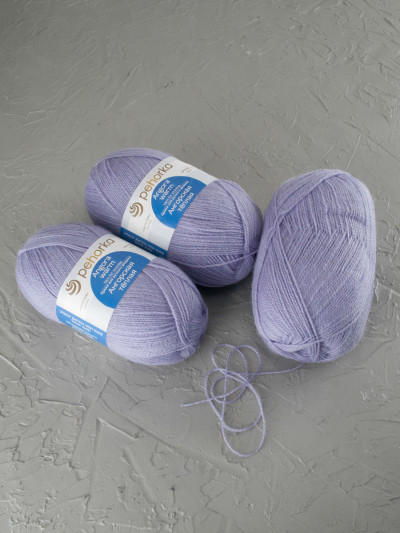 Пряжа Пехорка «Ангорская теплая» - (25 - Кристалл)