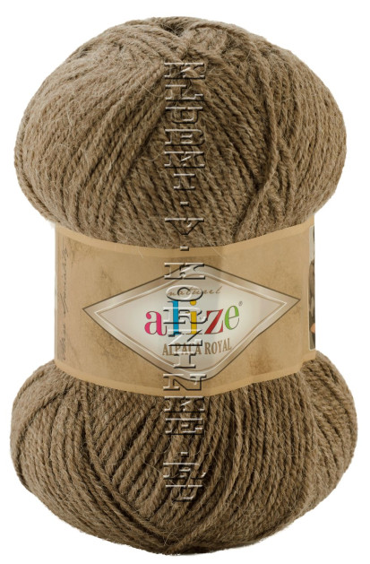 Пряжа Alpaca Royal Alize - (688 - Кофе с молоком)