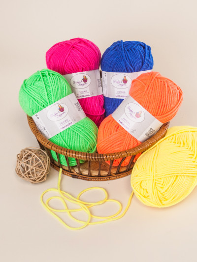 Пряжа «Милашка» набор «Фруктовый смузи»