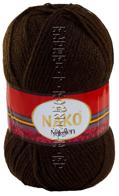 Пряжа Nakolen Nako - (1182 - Коричневый)