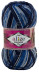 Пряжа SUPERWASH Alize - (цвет 6762 - т.синий, голубой, белый)