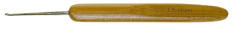 Крючок металлический № 1,5 с бамбуковой ручкой 13,5 см   