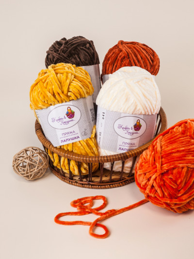 Пряжа «Лапушка» набор «Золотая пора»