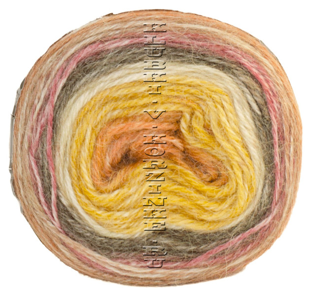 Пряжа Peru Color Nako - (32188 - Слива, мокко, оранж)