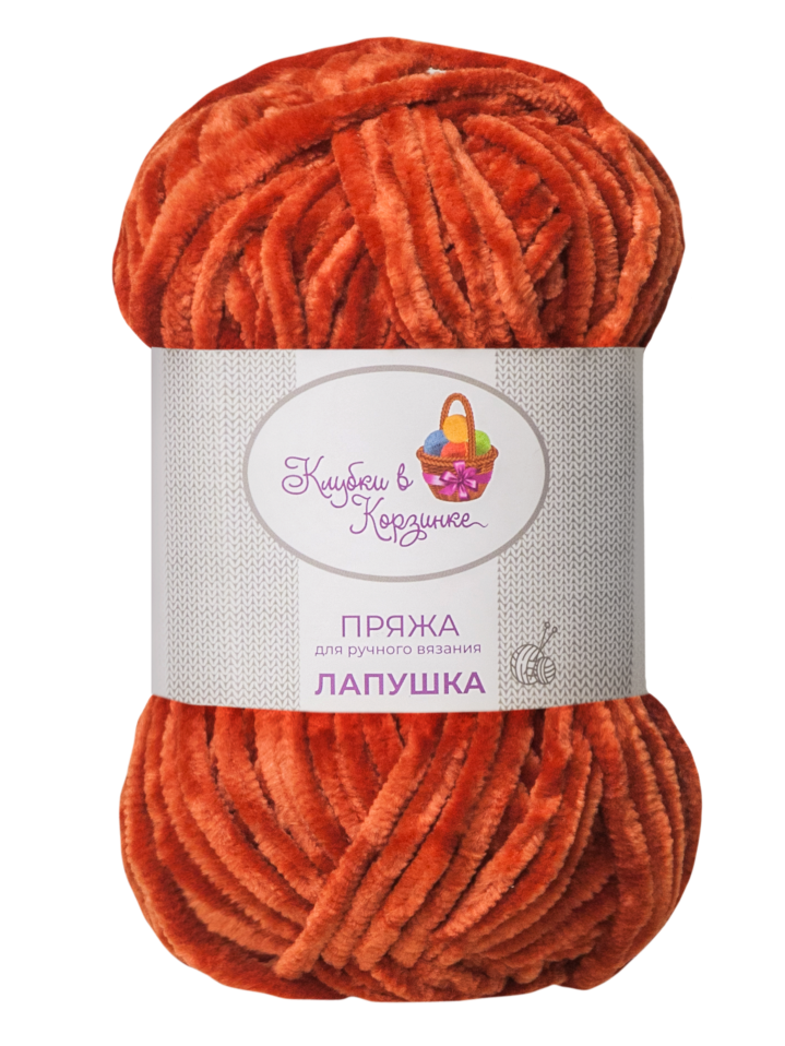 Пряжа «Лапушка» - (209 - Паприка)