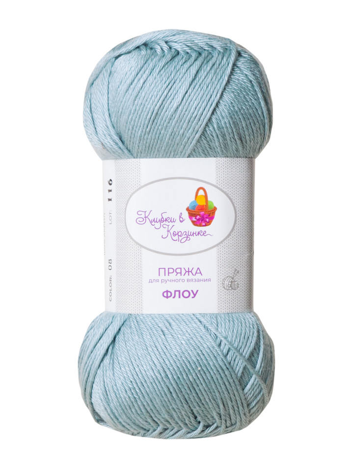 Пряжа "Флоу" (08 - Небесная вуаль)