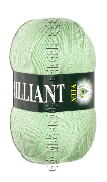 Пряжа VITA "BRILLIANT" - (4958 - Светло-салатовый)